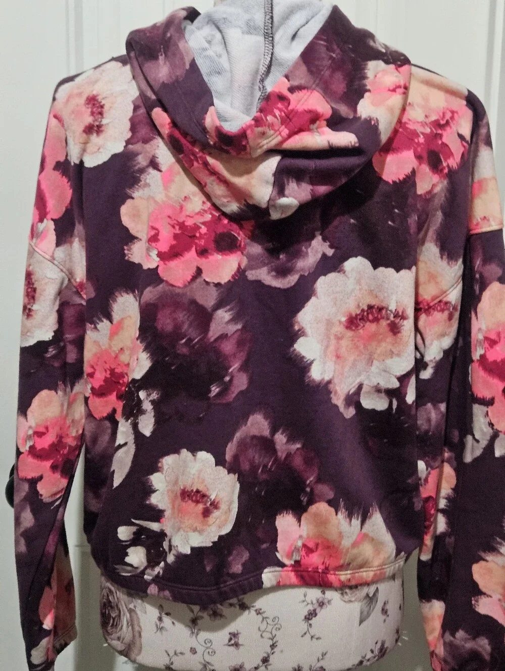 Old Navy Girls Floral Hoodie